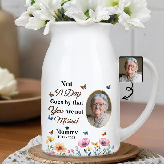 Not A Day Goes by that You are not Missed Mommy, Butterflies and Flowers
