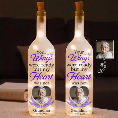 Your Wings Were Ready But My Heart Was Not, Wings and Photo Frame