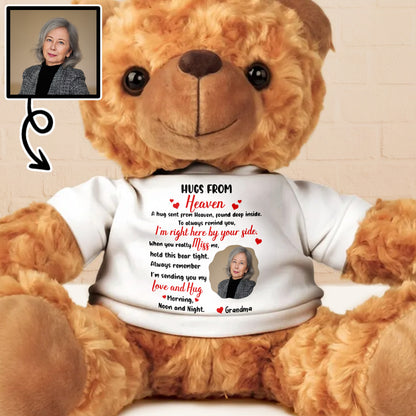Hugs From Heaven, Teddy Bear and Hearts