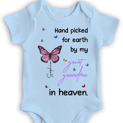 Hand Picked For Earth By My Great Grandma In Heaven, Butterfly