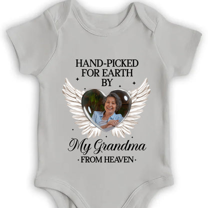 Hand-picked for Earth by My Grandma from Heaven, Wings and Photo Frame