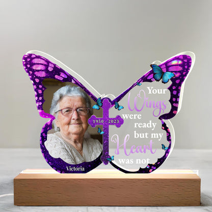 Your Wings Were Ready But My Heart Was Not, Butterfly and Cross