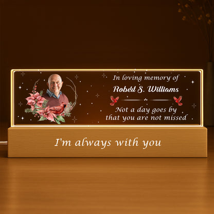 In Loving Memory Of, Flowers and Stars Night Light