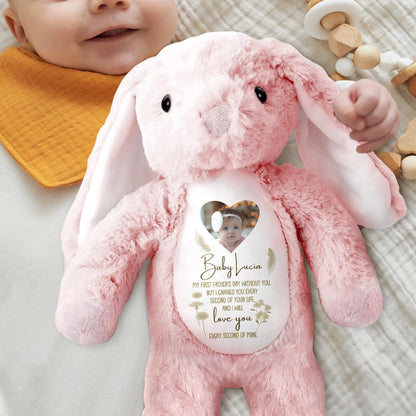 Baby Lucia, My First Father's Day Without You, Bunny And Angel Wings