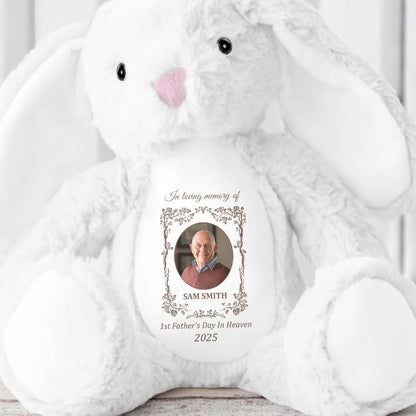 In Loving Memory of Sam Smith, 1st Father's Day in Heaven 2025, Photo Frame and Memorial Text