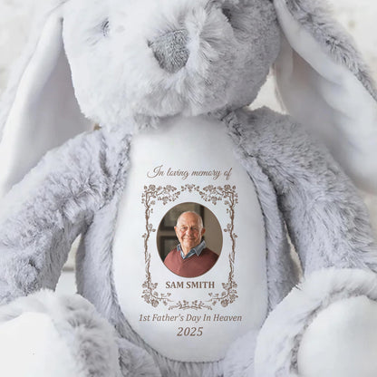 In Loving Memory of Sam Smith, 1st Father's Day in Heaven 2025, Photo Frame and Memorial Text