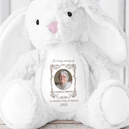 In Loving Memory Of Pamela Smith, 1st Mother's Day In Heaven 2025, Stuffed Bunny