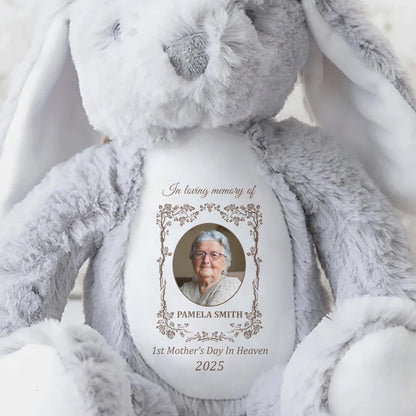 In Loving Memory Of Pamela Smith, 1st Mother's Day In Heaven 2025, Stuffed Bunny