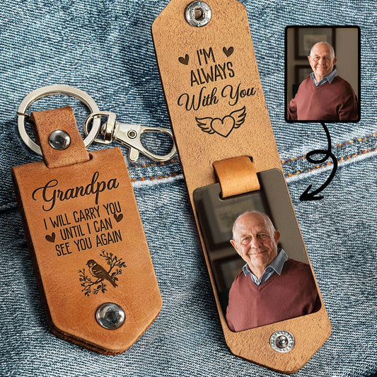 Grandpa, I Will Carry You Until I Can See You Again, Heart, Wings, And Bird