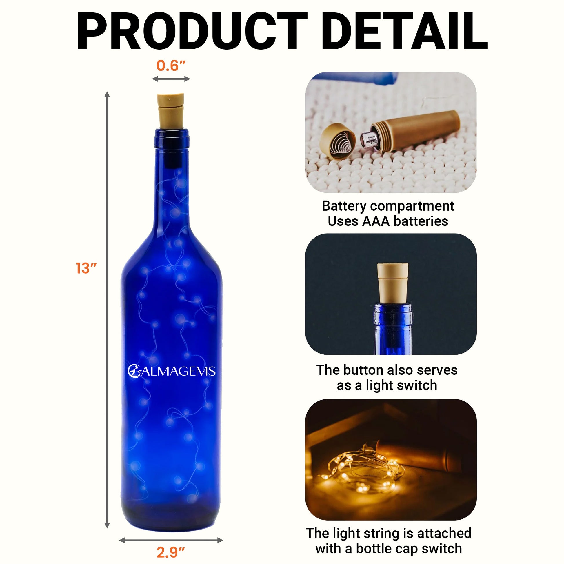 Always In Our Thoughts, Forever In Our Hearts Blue Bottle