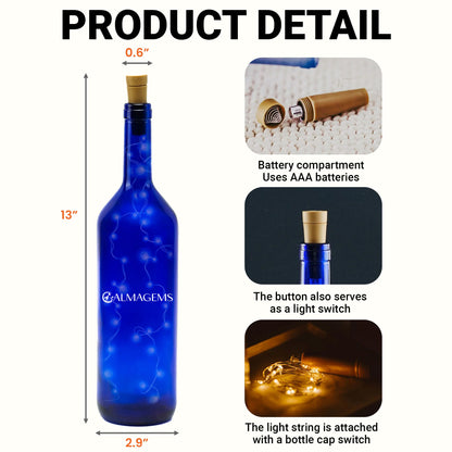 Always In Our Thoughts, Forever In Our Hearts Blue Bottle