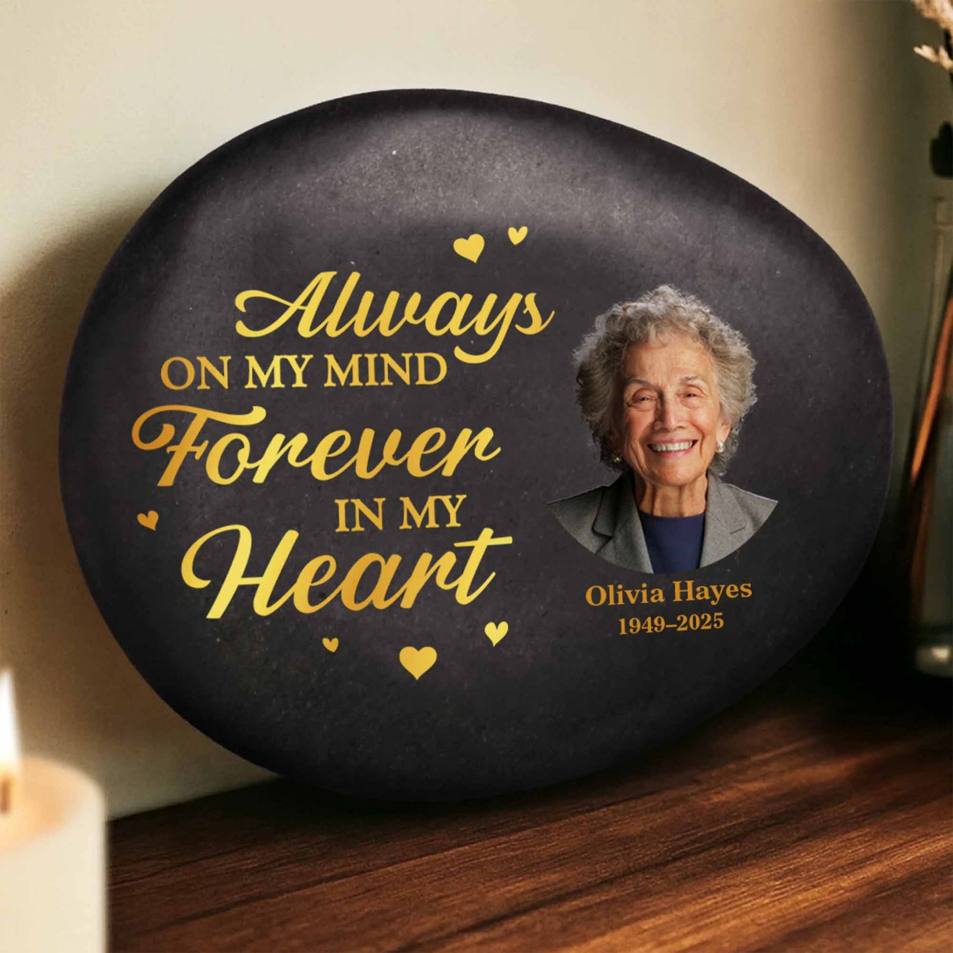 Always On My Mind, Forever In My Heart Memorial Stone