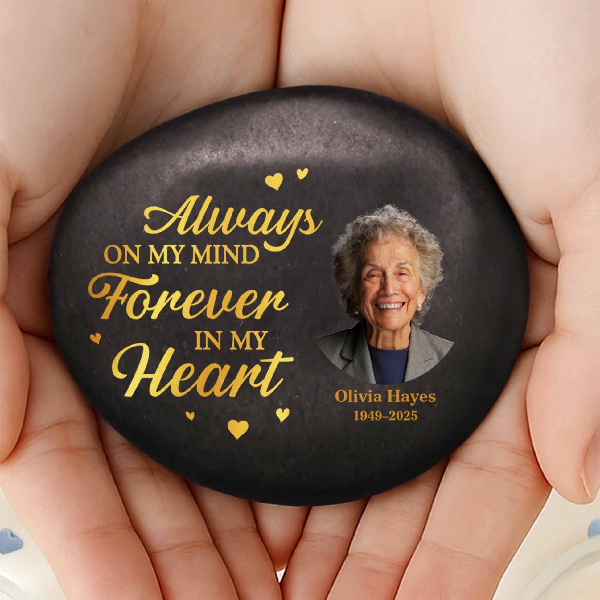 Always On My Mind, Forever In My Heart Memorial Stone