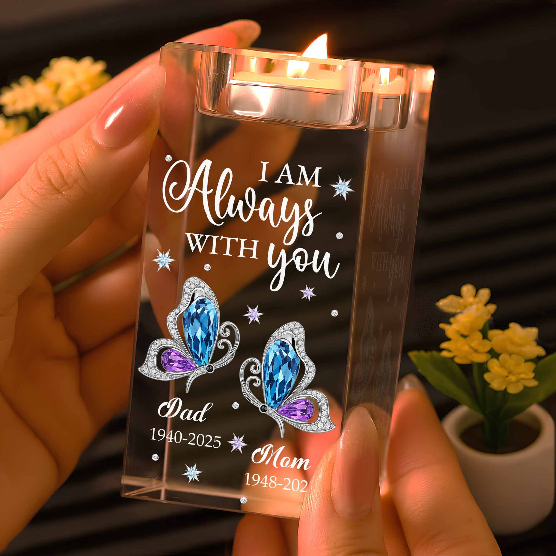 I Am Always With You With Butterflies And Stars