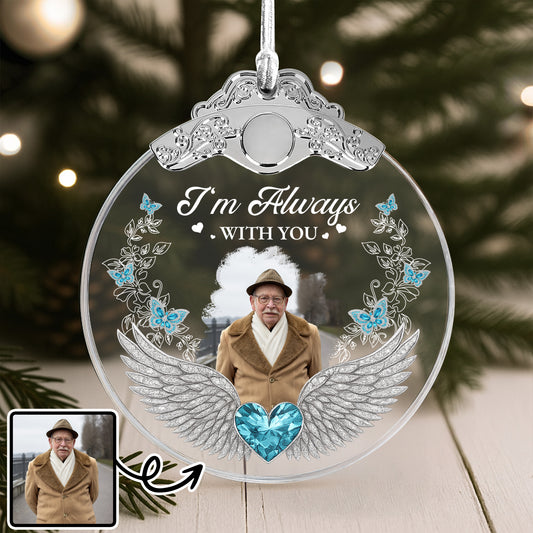 I'm Always With You Angel Wings and Heart