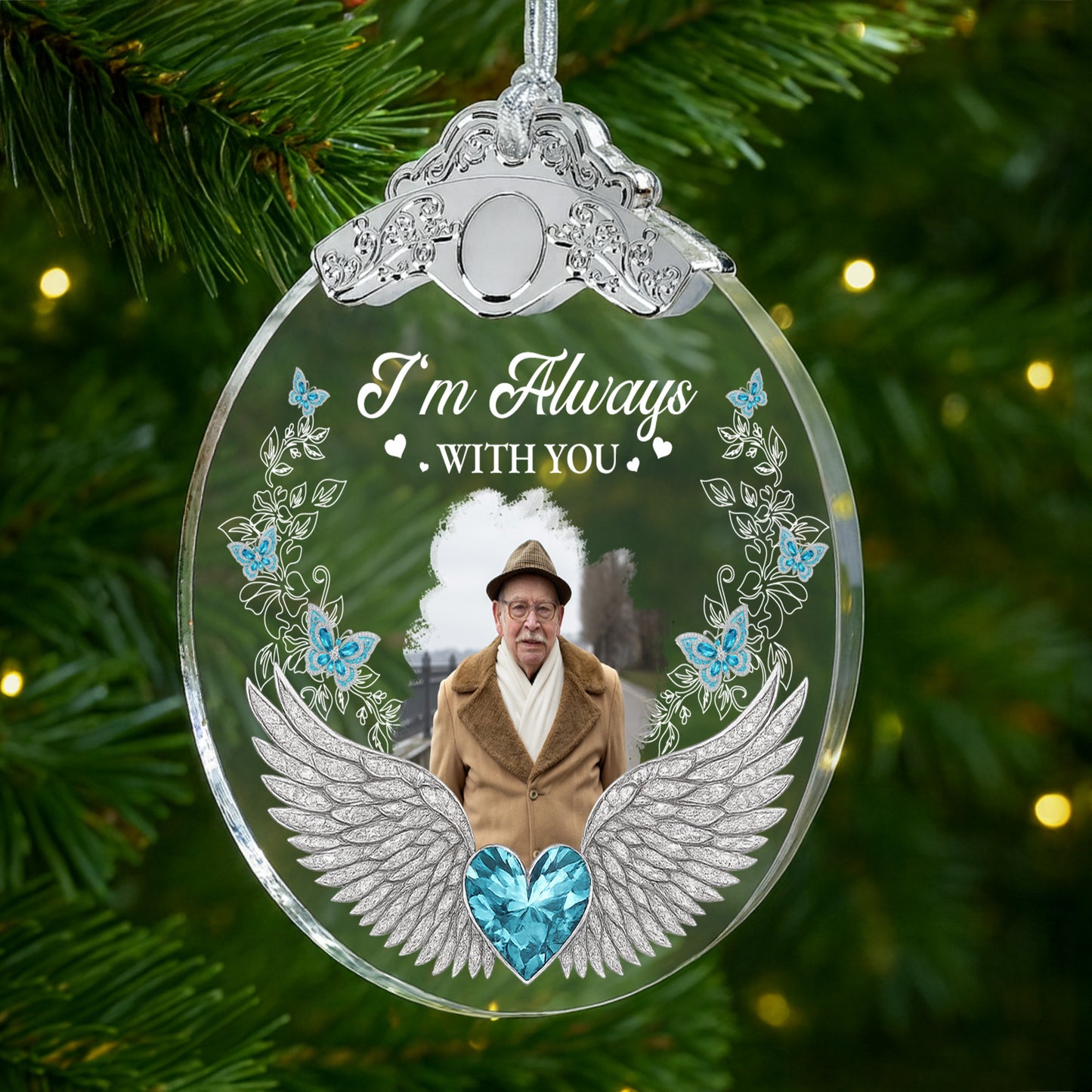 I'm Always With You Angel Wings and Heart