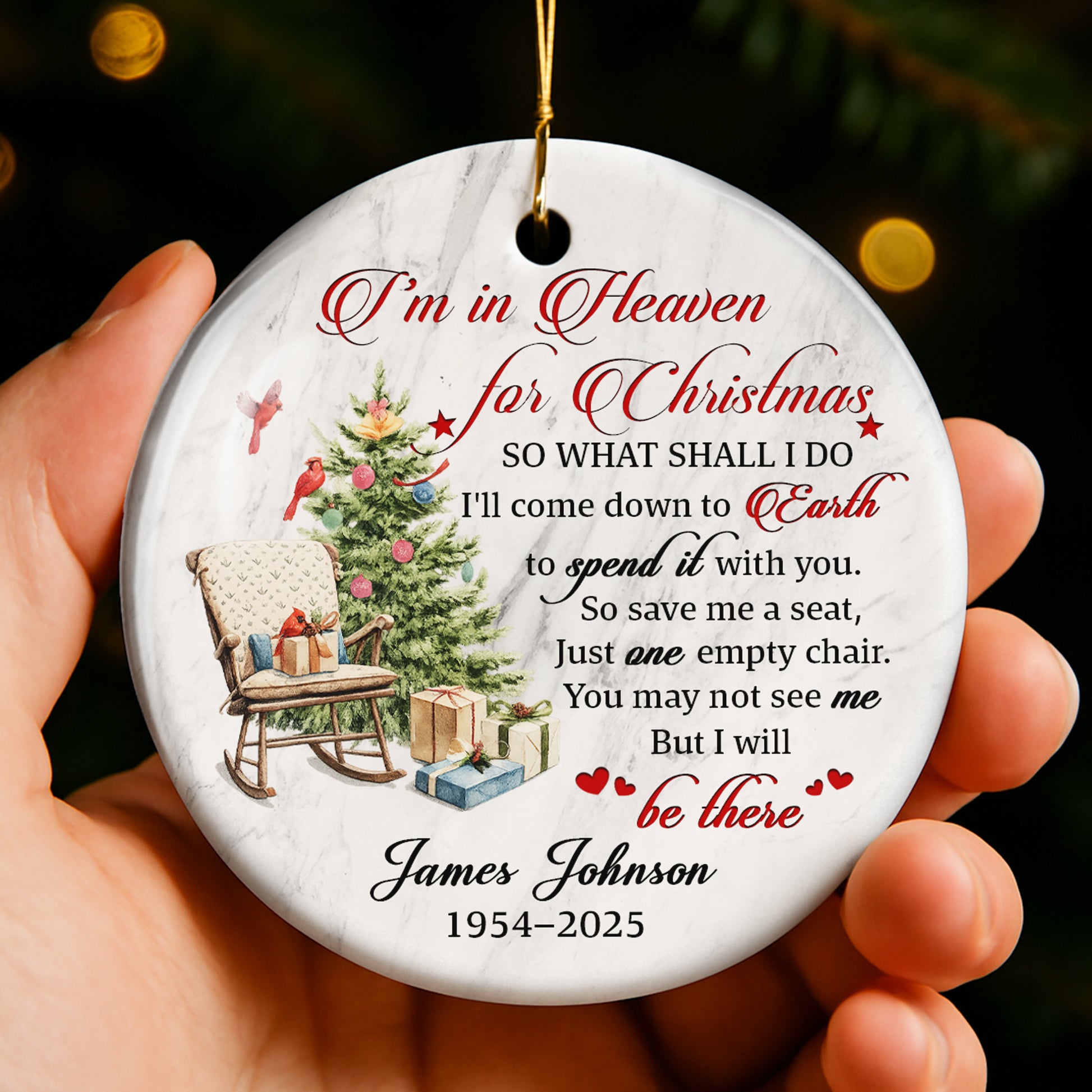 I'm In Heaven For Christmas, Save Me A Seat