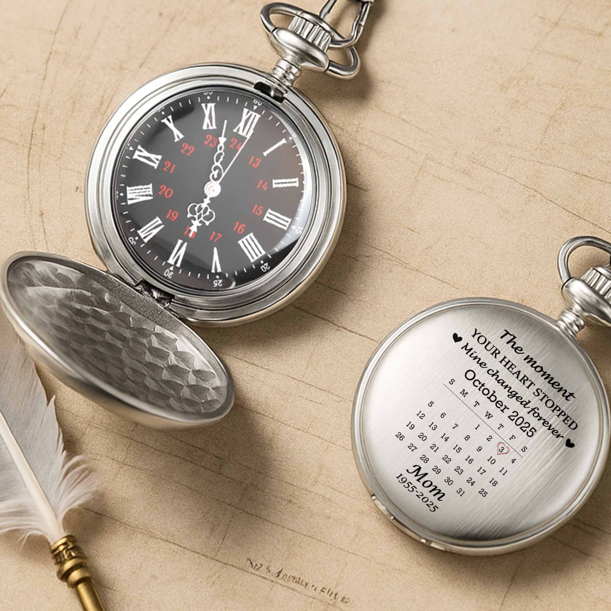 The Moment Your Heart Stopped, Calendar Heart Design