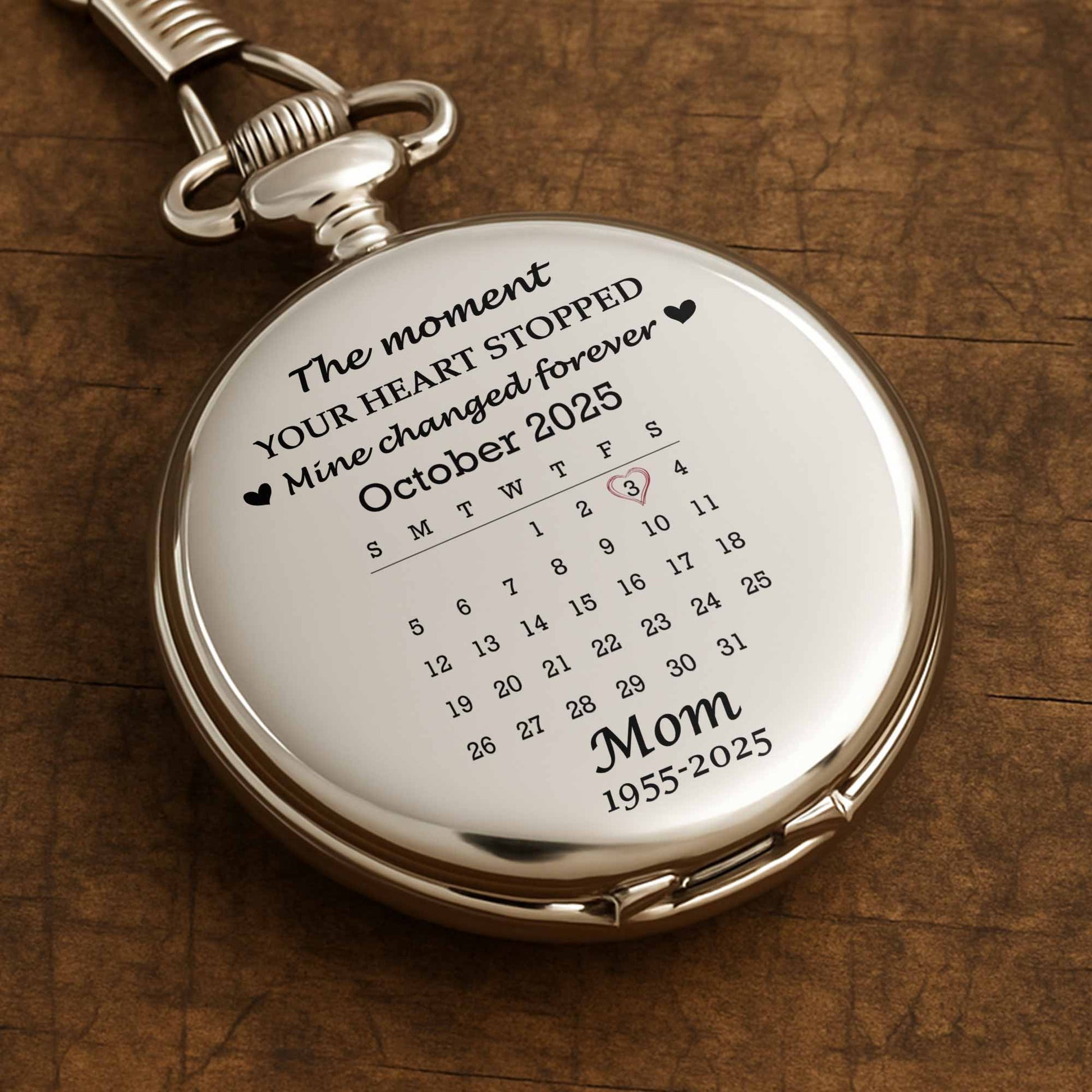 The Moment Your Heart Stopped, Calendar Heart Design