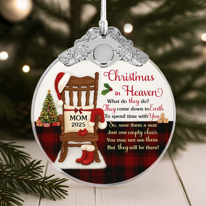 Christmas In Heaven, Save Them A Seat Ornament