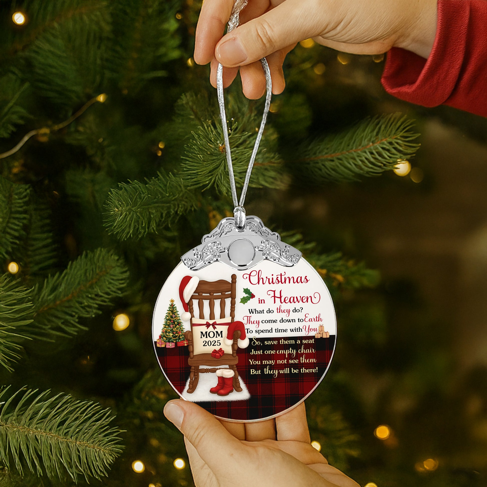 Christmas In Heaven, Save Them A Seat Ornament