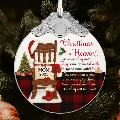 Christmas In Heaven, Save Them A Seat Ornament