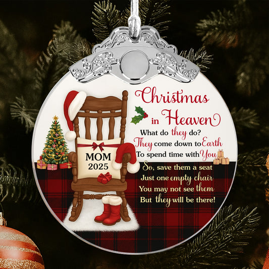 Christmas In Heaven, Save Them A Seat Ornament