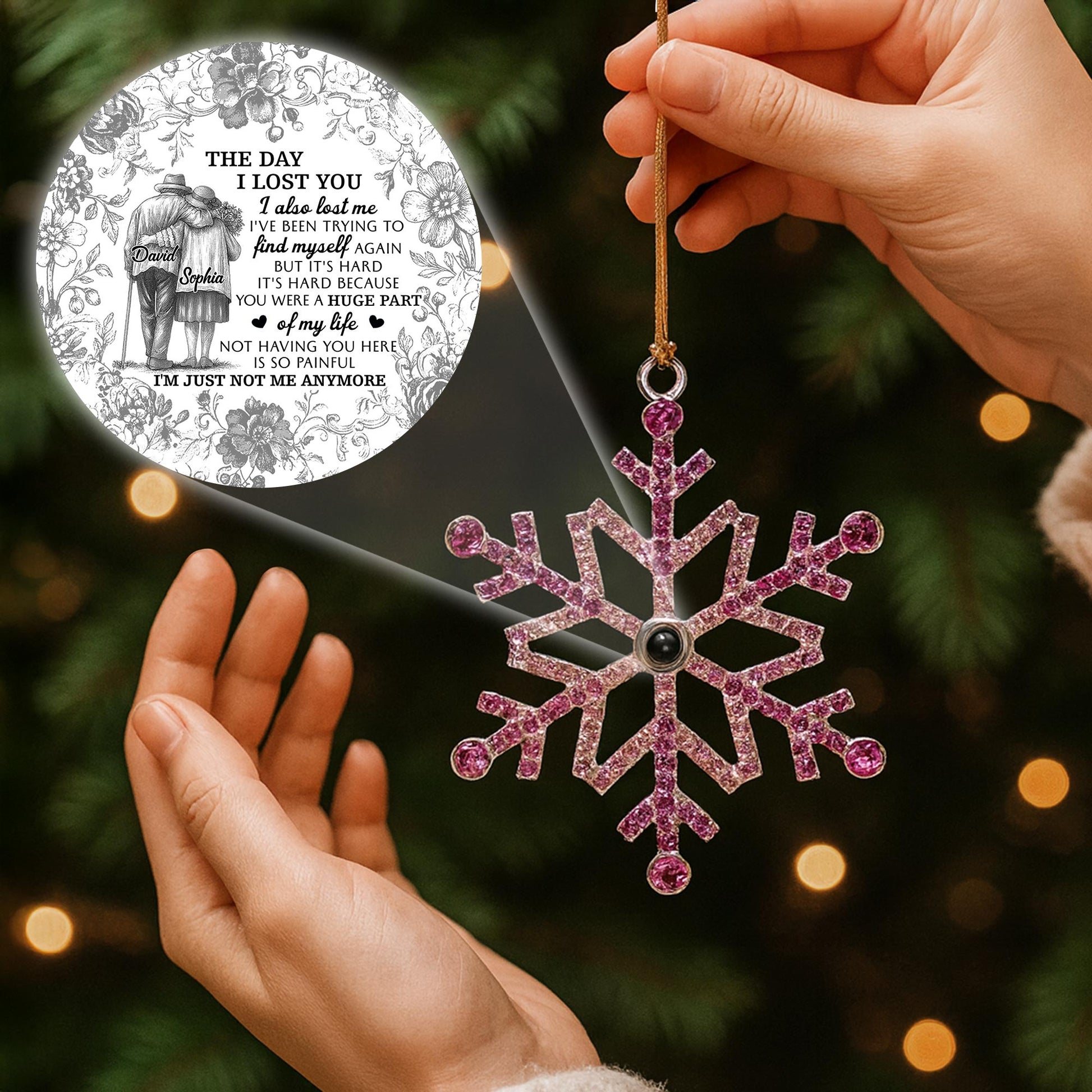 The Day I Lost You, Flower Memorial Ornament