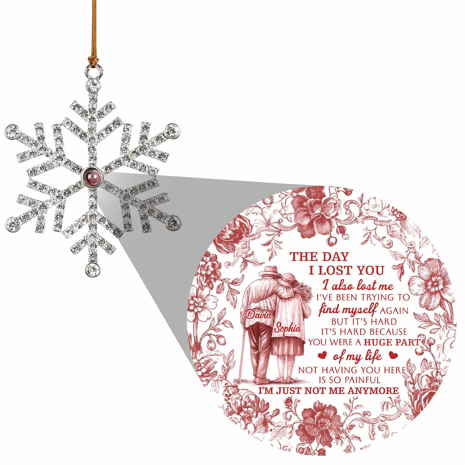 The Day I Lost You, Flower Memorial Ornament