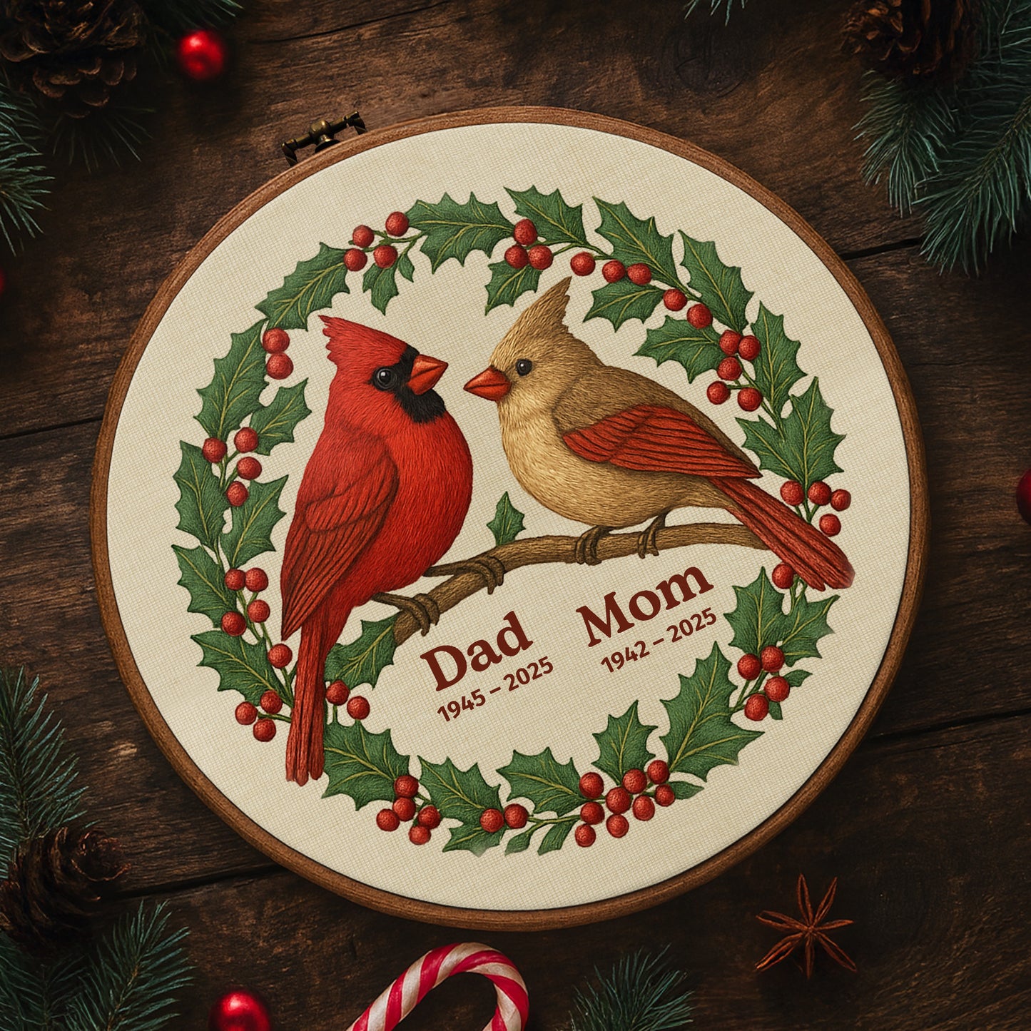 Celebrate A Timeless Bond With Elegant Cardinal Design