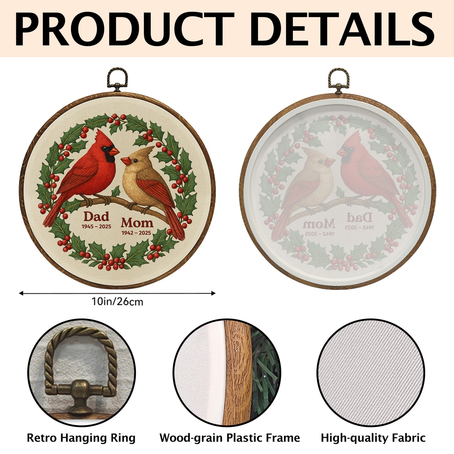 Celebrate A Timeless Bond With Elegant Cardinal Design