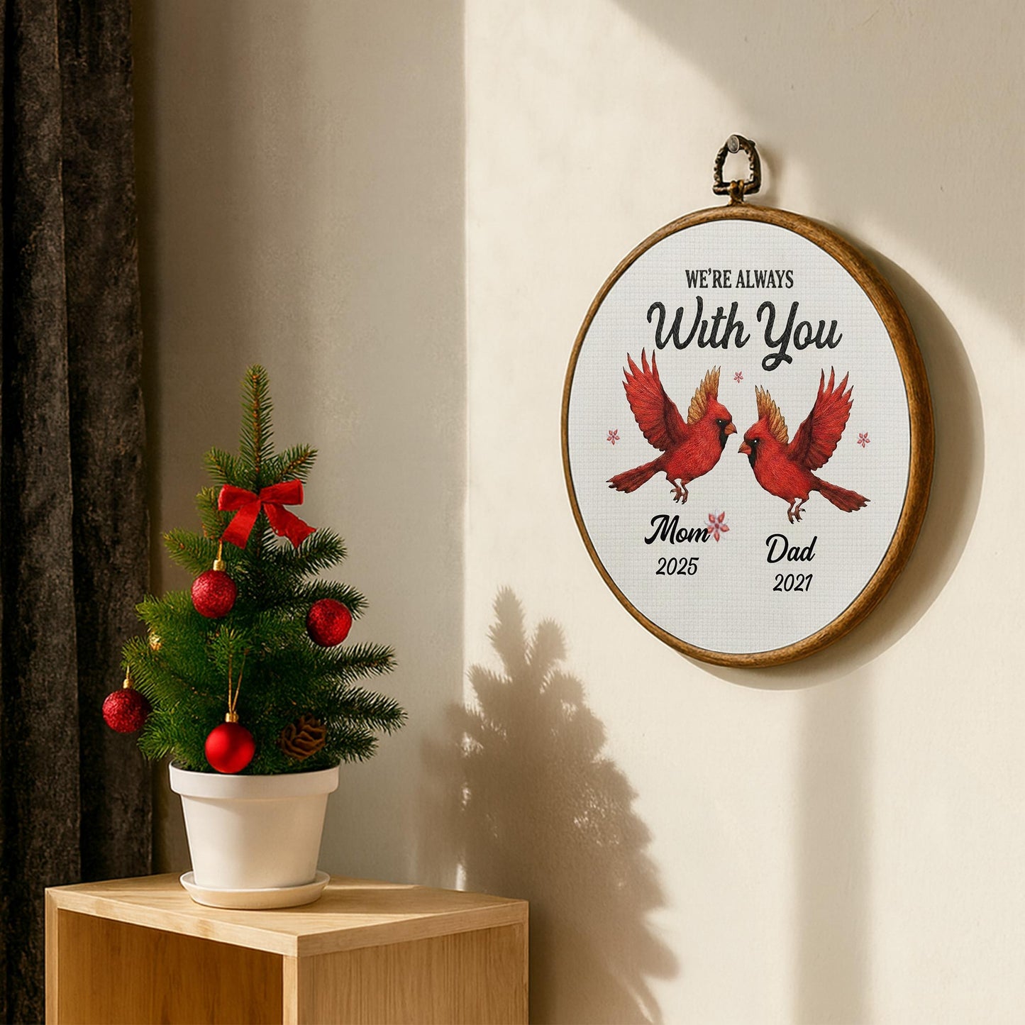 We're Always With You With Red Birds