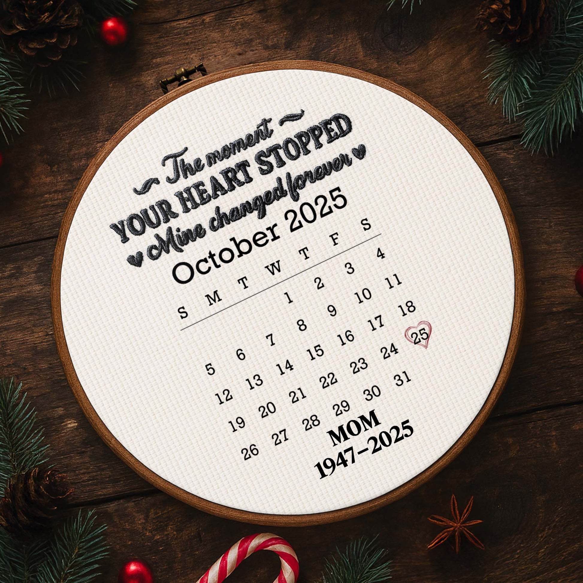 The Moment Your Heart Stopped, Calendar Design