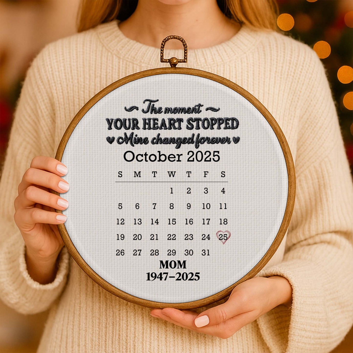 The Moment Your Heart Stopped, Calendar Design
