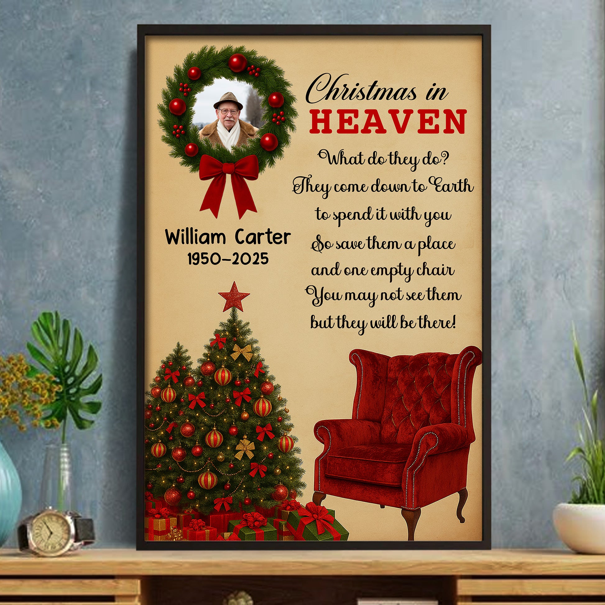 Christmas In Heaven, Save A Place And Empty Chair