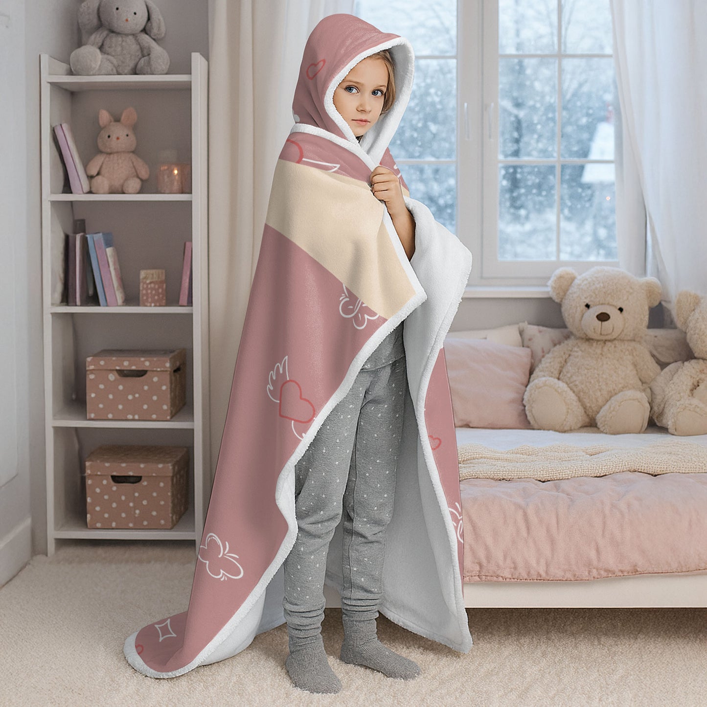 No Words Just Hugs, Hands and Hearts Design