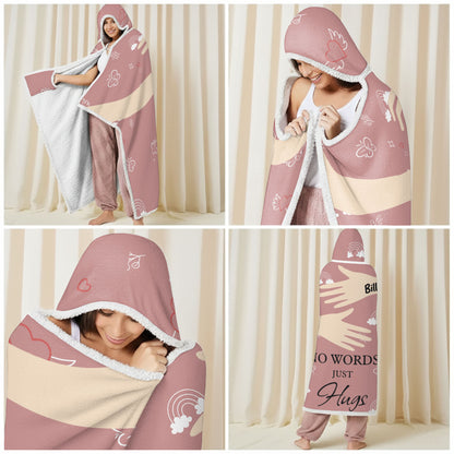 No Words Just Hugs, Hands and Hearts Design