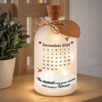 The Moment Your Heart Stopped Mine Changed Forever Cardinal Tree