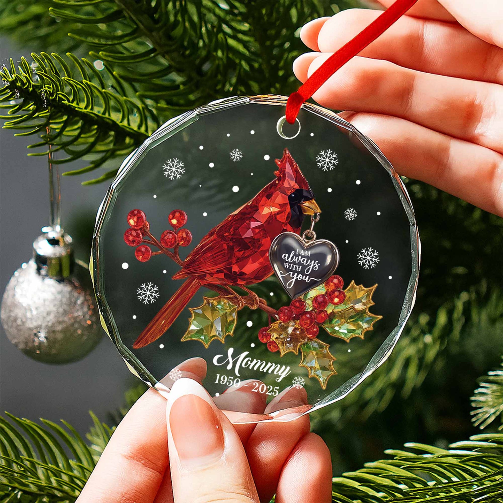 I Am Always With You, Cardinal Bird Ornament