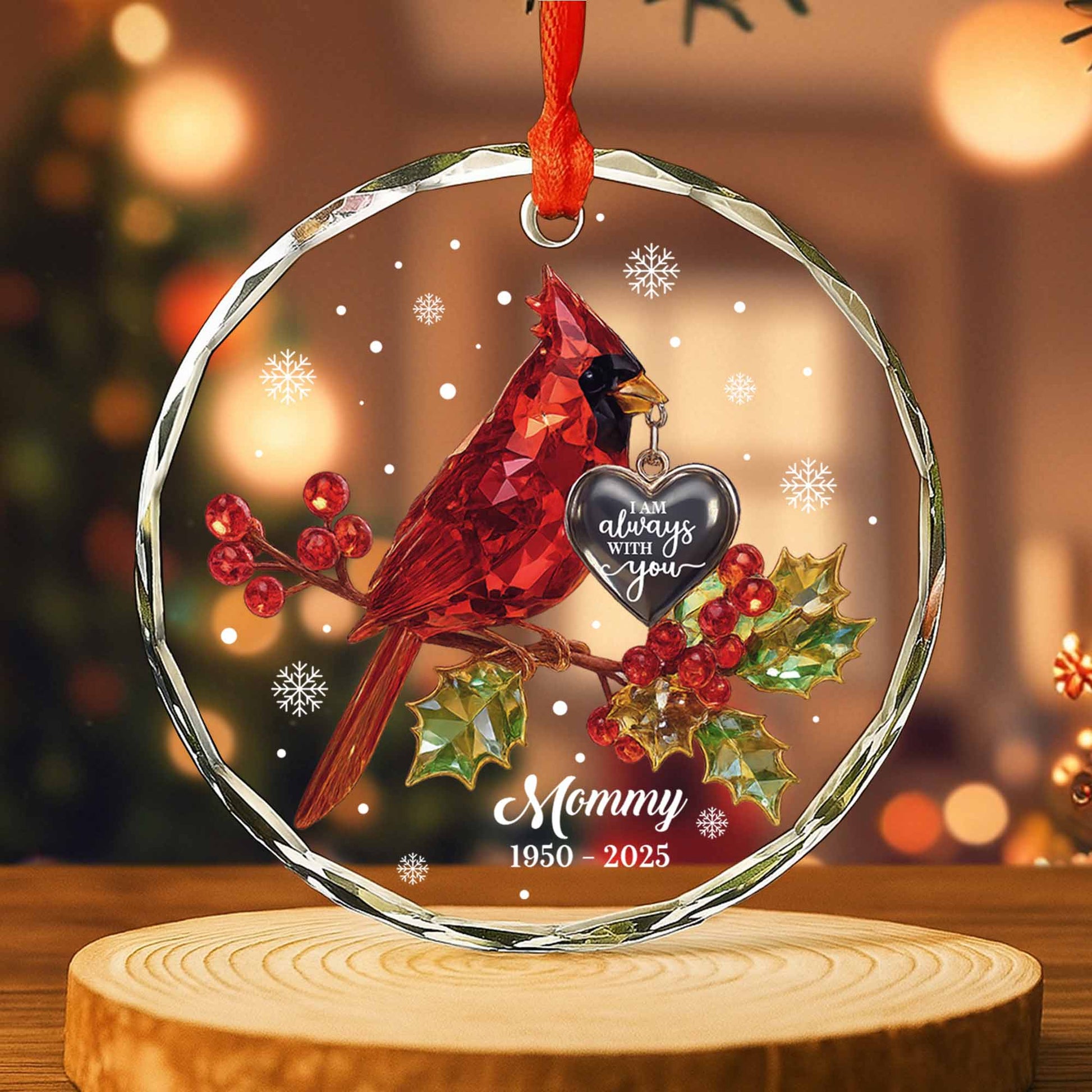 I Am Always With You, Cardinal Bird Ornament