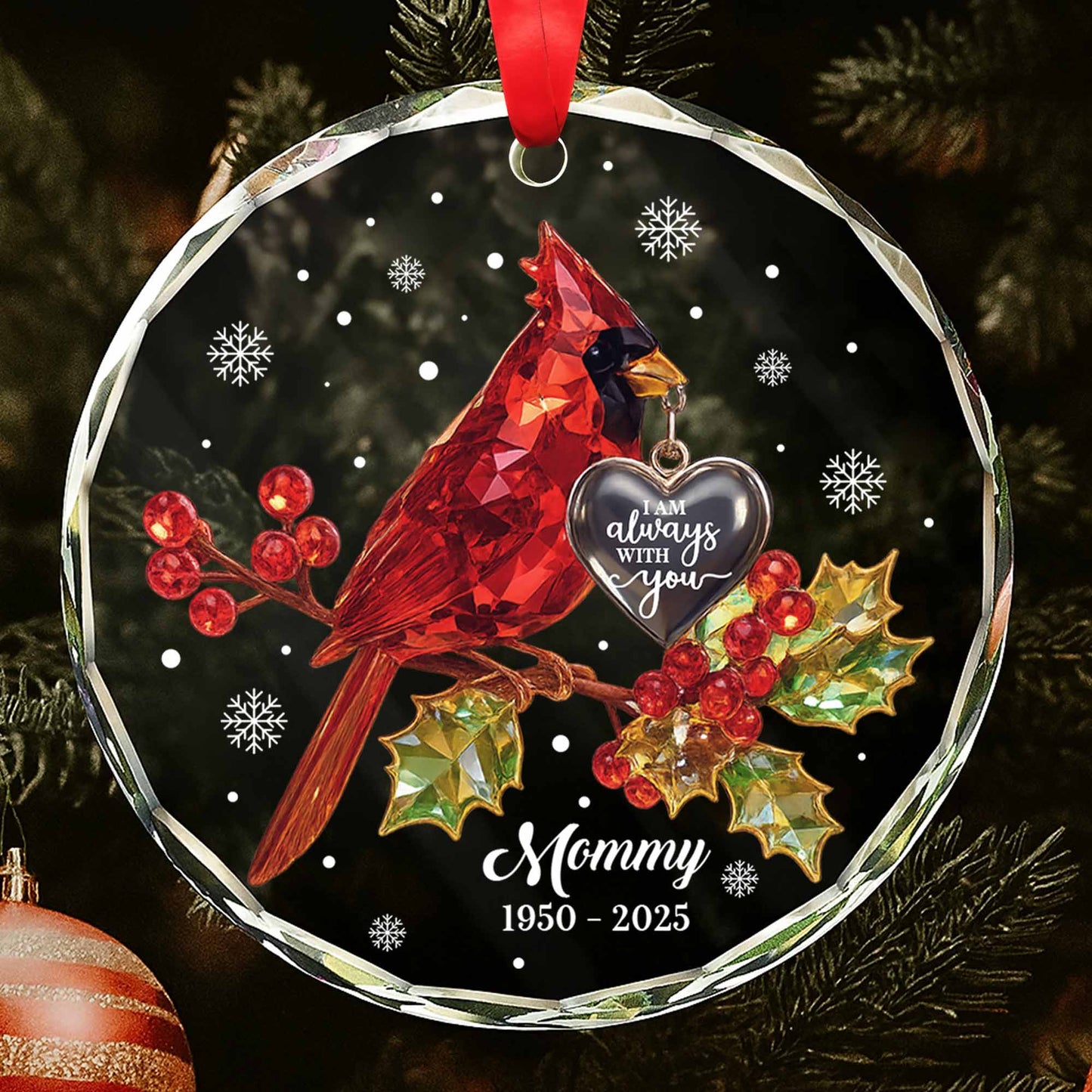 I Am Always With You, Cardinal Bird Ornament