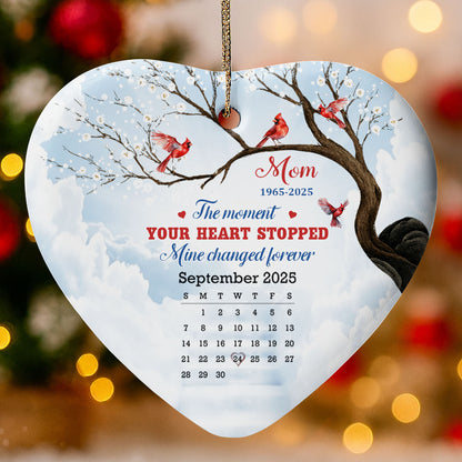 The Moment Your Heart Stopped, Cardinals On Snowy Tree