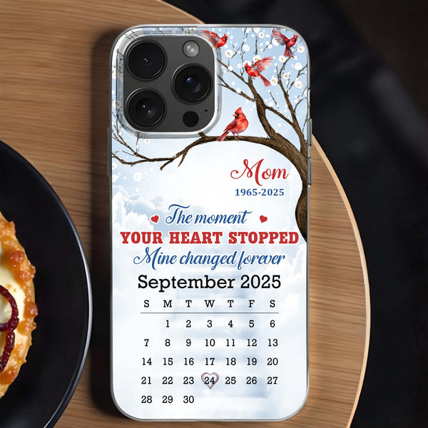 The Moment Your Heart Stopped, Memorial Cardinal Design