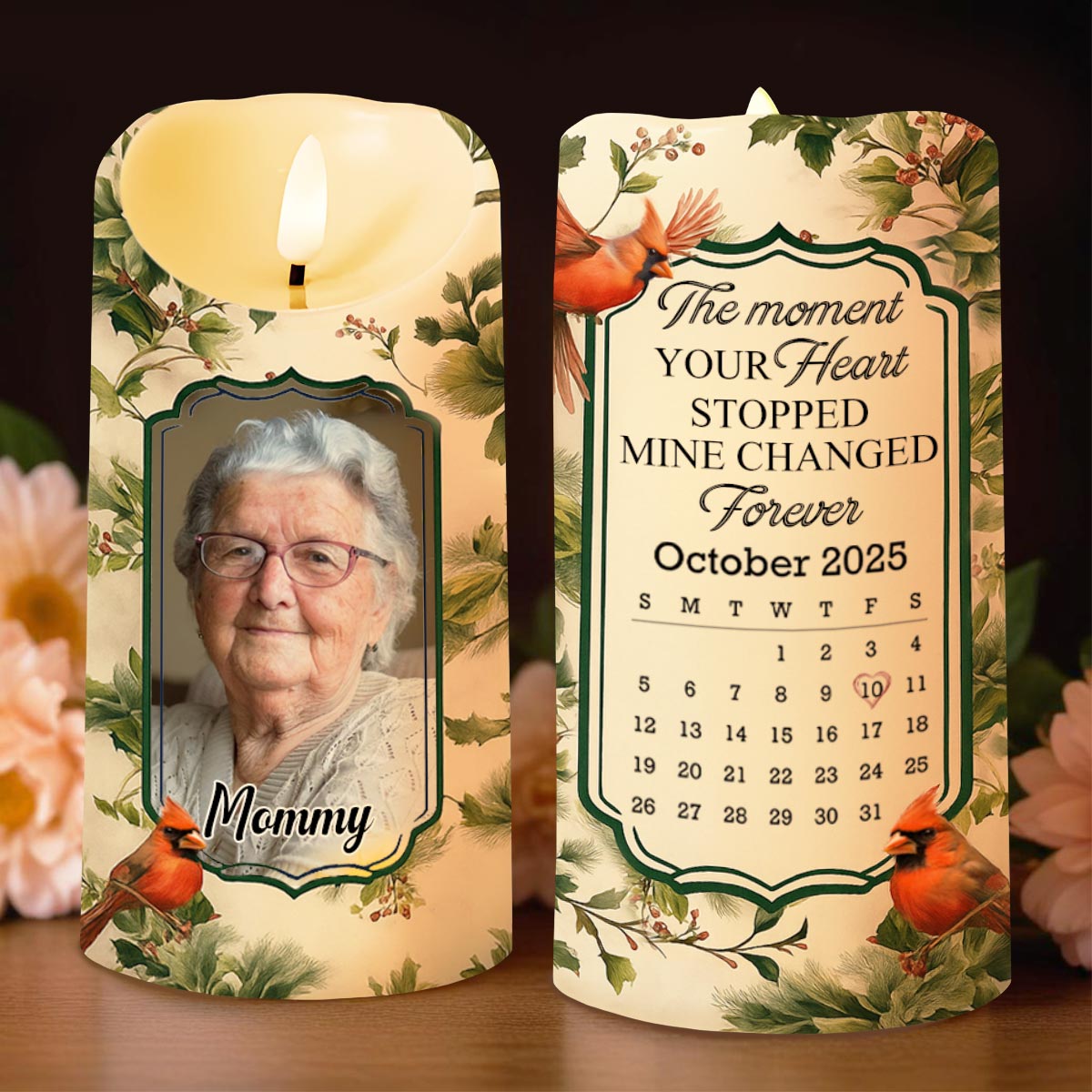 The Moment Your Heart Stopped, Bird And Leaves Design