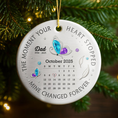 The Moment Your Heart Stopped, Heart and Leaves Ornament