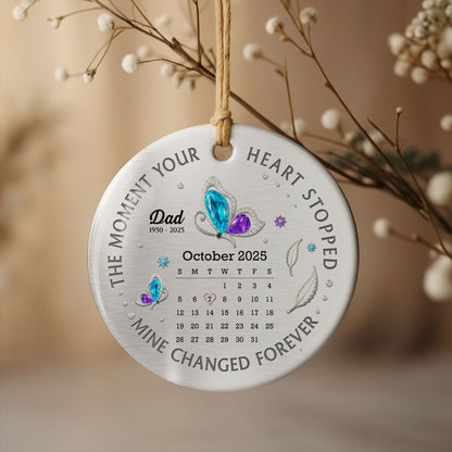 The Moment Your Heart Stopped, Heart and Leaves Ornament