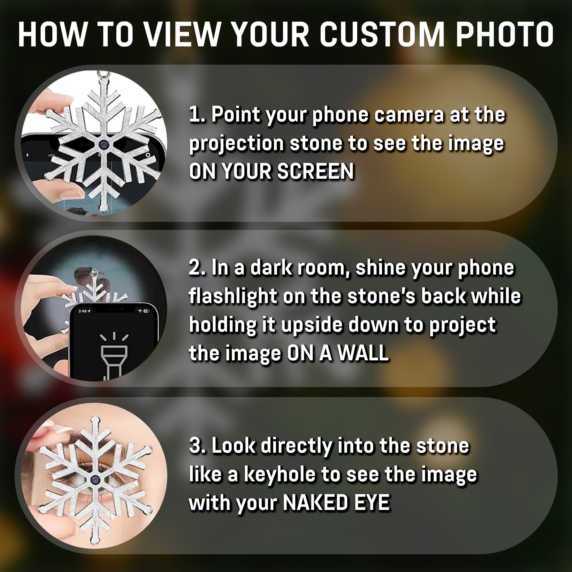 Celebrate Enduring Memories with a Snowflake Projection