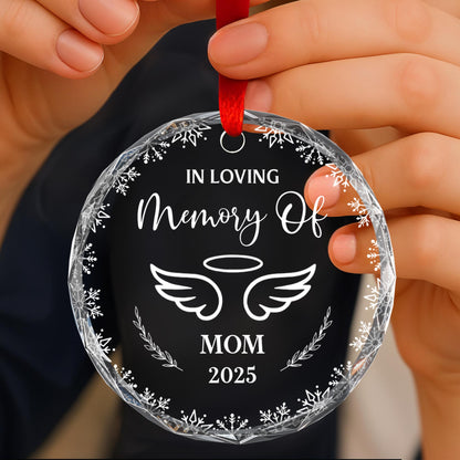 In Loving Memory Of With Wings And Floral Elements