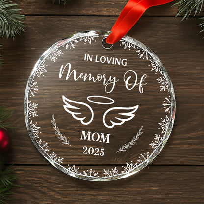 In Loving Memory Of With Wings And Floral Elements