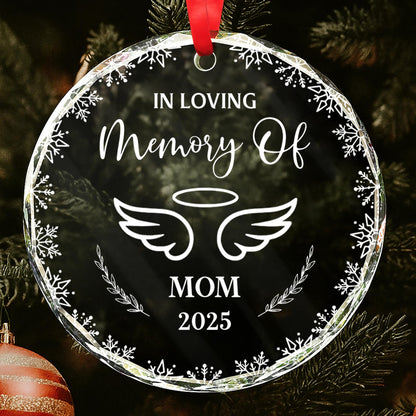 In Loving Memory Of With Wings And Floral Elements